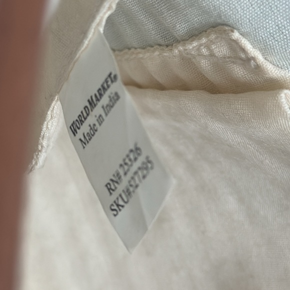 WORLD MARKET Large Boho Clutch/Bag Zipper Closure With Tassels Size 12”x9” - Picture 6 of 6